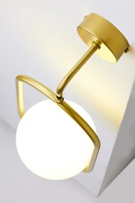 Φωτιστικό Τοίχου Απλίκα Igon Φ16cm Χρυσό