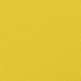 vidaXL Πολυθρόνα Ανοιχτό Κίτρινη 60 εκ. Υφασμάτινη