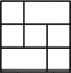 vidaXL Βιβλιοθήκη 102 x 29 x 103,5 εκ. Επεξεργασμένο Ξύλο Μαύρη Δρυς