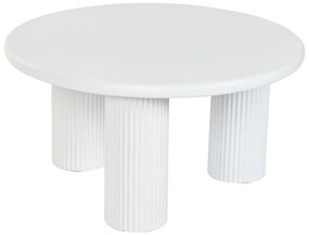 Βοηθητικό Τραπέζι Home ESPRIT Λευκό 75 x 75 x 40 cm