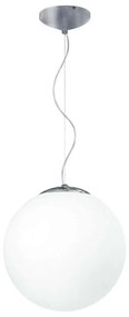 Φωτιστικό Οροφής City I-LAMPD/S35 BCO 1xE27 Led Φ35cm 100cm White Luce Ambiente Design Γυαλί