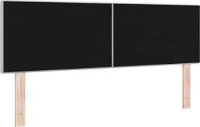 vidaXL LED κεφαλάρι με κεφαλάρι Ανοιχτό γκρι 144 cm Πολυεστέρας