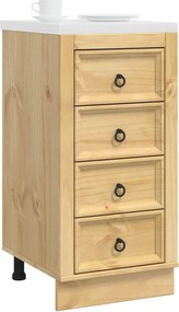vidaXL Ντουλαπιού (Cabinet) SKI Μέλι Καφέ 40 x 46 x 81 εκ.