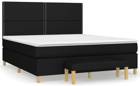 ΚΡΕΒΑΤΙ BOXSPRING ΜΕ ΣΤΡΩΜΑ ΜΑΥΡΟ 160X200 ΕΚ. ΥΦΑΣΜΑΤΙΝΟ 3137087