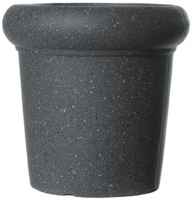 Supergreens Γλάστρα Πήλινη με Γείσο "Spot" Γκρι XL 57x57x57 εκ.
