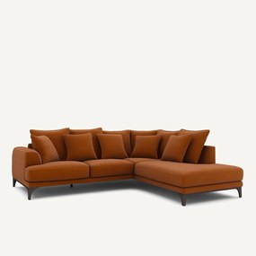 Γωνιακός καναπές από λινό βελούδο, ARMENTO