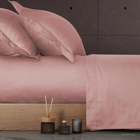 Σεντόνι King Size Επίπεδο (280x270) Nef-Nef Homeware Elements Ροζ