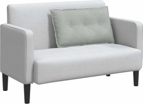 vidaXL Μαξιλάρι Πλάτης Ανοιχτό γκρι 80 x 50 x 19 cm