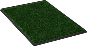 vidaXL Τουαλέτες Κατοικίδ. 2 τεμ Πράσινες 76x51x3 εκ Δίσκος/Συνθ. Χλόη