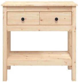 vidaXL Τραπέζι Κονσόλα 75x35x75 εκ. από Μασίφ Ξύλο Πεύκου