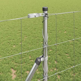 vidaXL Φράχτης Συρμάτινου Φράχτη 50 x 1,2 m Γαλβανισμένος Χάλυβας