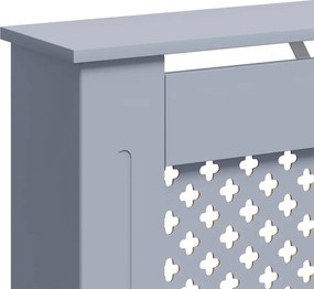 vidaXL Κάλυμμα Καλοριφέρ Ανθρακί 112 x 19 x 81,5 εκ. από MDF