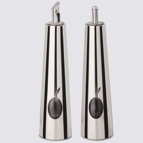 Δοχείο Λαδιού - Ξυδιού Monicella (Σετ 2Τμχ) AXL93 125ml Inox Olipac Steel,Glass