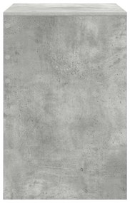 vidaXL Γραφείο Γκρι σκυροδέματος 70 x 50 x 76 εκ. Επεξεργασμένο ξύλο