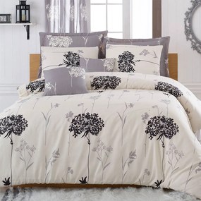 Παπλωματοθήκη Efil 143EPJ1451 Με Σεντόνι (Σετ 4τμχ) Beige-Grey L'Εssentiel Maison Double 200x220cm Cotton-Polyester