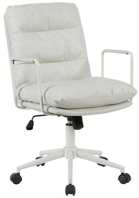 Καρέκλα γραφείου διευθυντη Kreno pakoworld PES γκρι 56x67x89-97εκ