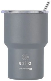 Estia Θερμός - Ποτήρι Για Καφέ Mug lite Save The Aegean 400ml Fjord Grey 01-18467