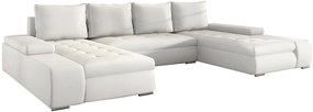 Γωνιακός καναπές Norma-Λευκό