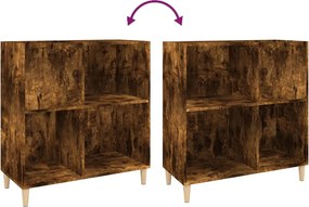 vidaXL Δισκοθήκη Καπνιστή Δρυς 84,5 x 38 x 89 εκ. από Επεξεργ. Ξύλο