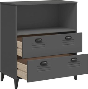 vidaXL Βιβλιοθήκη VIKEN Ανθρακί Γκρι 80x40x90 εκ. από Επεξεργ. Ξύλο