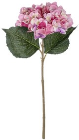 Τεχνητό Λουλούδι Hydrangea 21140 47cm Green-Dark Pink GloboStar Polyethylene,Fabric