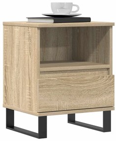 vidaXL Κομοδίνο Sonoma Δρυς 40 x 35 x 50 εκ. από Επεξεργ. Ξύλο
