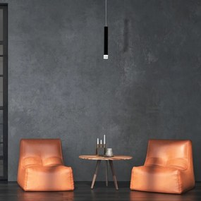 LED Κρεμαστό Φωτιστικό Carbon 5W Μαύρο