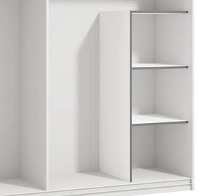 Σετ Ράφια FUP Λευκό 46,5x45,5x116,5 εκ.