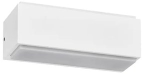 Απλίκα LED Εξωτερικού Χώρου Eurolamp Nikita 145-82090 White