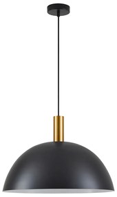 Φωτιστικό Οροφής Μονόφωτο Homelighting 77-8592 Gold/Black