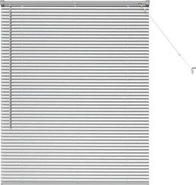 vidaXL Βενετσιάνικες Ρόδες Ασημί 130 x 105 εκ Αλουμίνιο