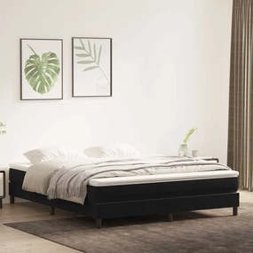 vidaXL Box Spring Κρεβάτι χωρίς στρώμα Μαύρο 180x210 cm Βελούδινο