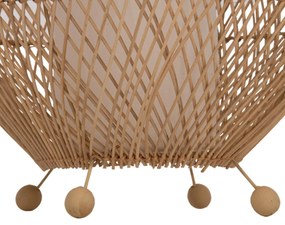 ΦΩΤΙΣΤΙΚΟ ΔΑΠΕΔΟΥ  RATTAN ΣΕ ΦΥΣΙΚΟ ΧΡΩΜΑ Φ55x101Υεκ. 55x55x101 εκ.
