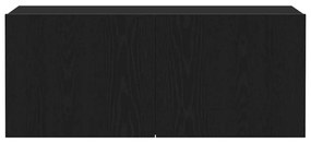vidaXL Ντουλάπι TV Μαύρη Οξυά 100 x 30 x 41 εκ. Επεξεργασμένο ξύλο