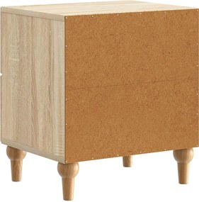 vidaXL Κομοδίνο 2 τμχ. Sonoma Δρυς 43 x 34,5 x 48 εκ