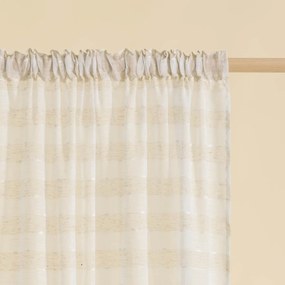 Κουρτίνα (140x270) Με Τρέσα Premier Rafaela Beige