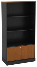 ΒΙΒΛΙΟΘΗΚΗ-A 80x40x172cm Γκρι/Cherry / New