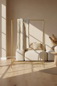Stewehome Επιδαπέδιος κρεμάστρα ρούχων με οβάλ χρυστό πλαίσιο για μπουτίκ ρούχα