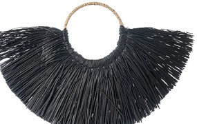 Wall decor S Line 50cm από άχυρο S1789-0071