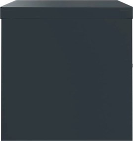 vidaXL Αρχειοθήκη Ανθρακί 90 x 40 x 40 εκ. Ατσάλινη
