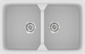 Sanitec Classic 318 (78×51) - Γρανιτένιος νεροχύτης - White