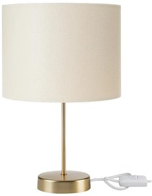 Επιτραπέζιο φωτιστικό PWL-1183 Ε27 κρεμ-χρυσό Φ22x36.5εκ 22x22x36.5 εκ.