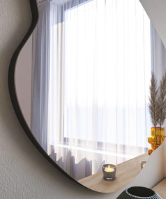 Καθρέπτης Τοίχου Μαύρο OHHO 60x2,2x85