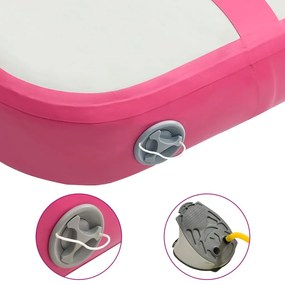 Στρώμα Ενόργανης Φουσκωτό Ροζ 60 x 100 x 10 εκ. PVC με Τρόμπα - Ροζ