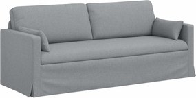 vidaXL Καναπές 2 pcs Ανοιχτό γκρι