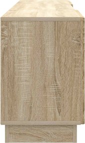 vidaXL Ντουλάπι TV Sonoma Δρυς 150 x 31 x 47 εκ Επεξεργασμένο Ξύλο