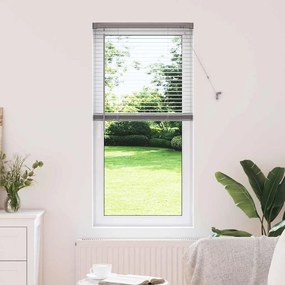 vidaXL Βενετσιάνικες Ρόδες Ασημί 130 x 60 εκ Αλουμίνιο