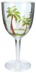 Ποτήρι Κρασιού Φοίνικες 4530-2 9x9x20,5cm Multi Supergreens Πλαστικό