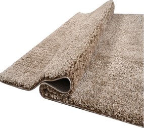 Χαλί (165x230) Polcarpet Puffy Shaggy 1001 Brown