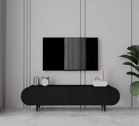 Έπιπλο Τηλεόρασης Μαύρο NUTRI 140x30x19